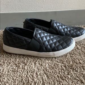Steve Madden Quilted Slip On’s